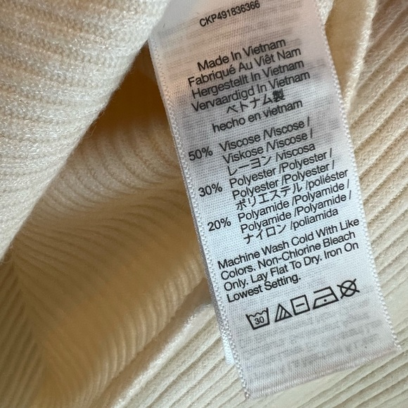 Madewell Ribbed Long Sleeve Boatneck Shirt XS NT 908 - Picture 6 of 8